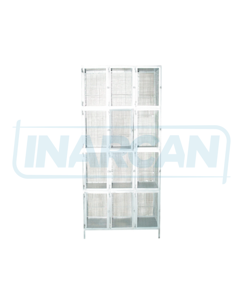 Armário Vestiário 12 portas com rodas 719-002