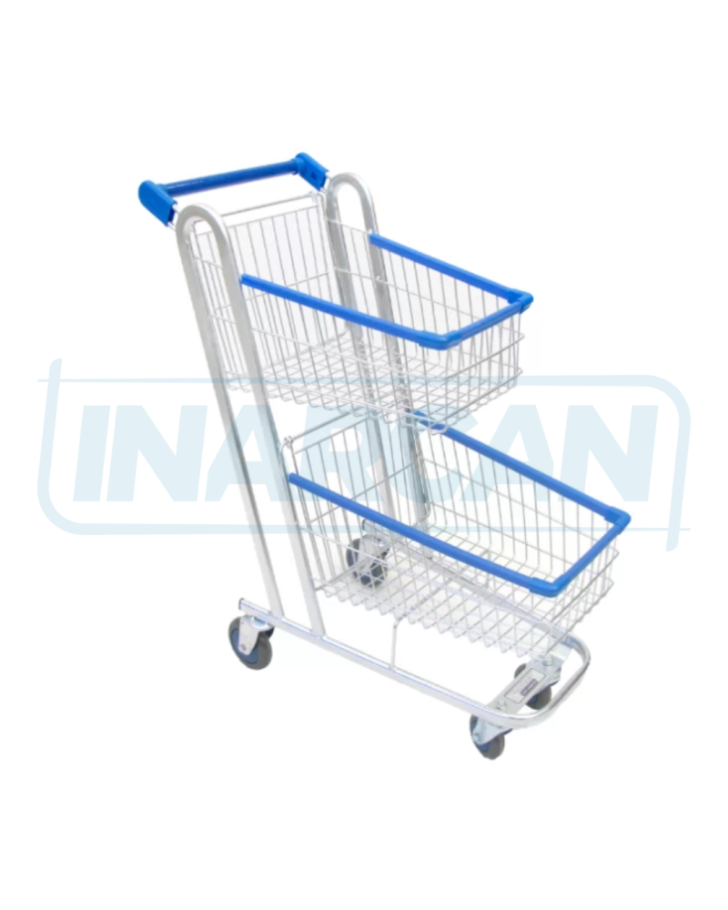 Carrinho Supermercado Duplocar 120L Oblongo 110-903
