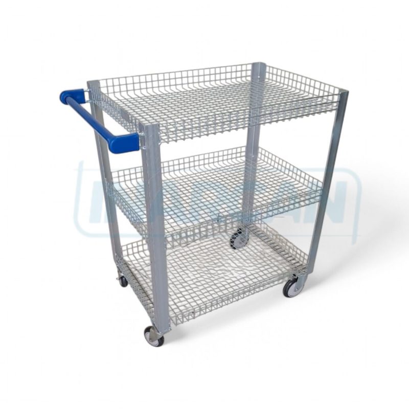 Carrinho com 3 Bandejas de Aramado 222-002