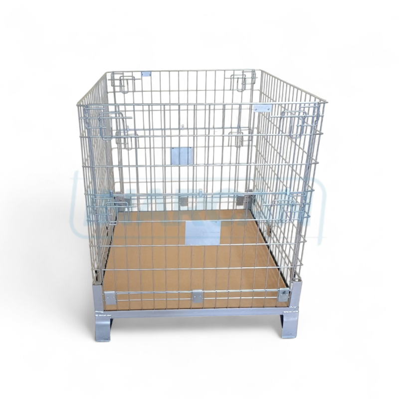 CONTAINER ARMAZENAGEM 500KG FUNDO DE MADEIRA