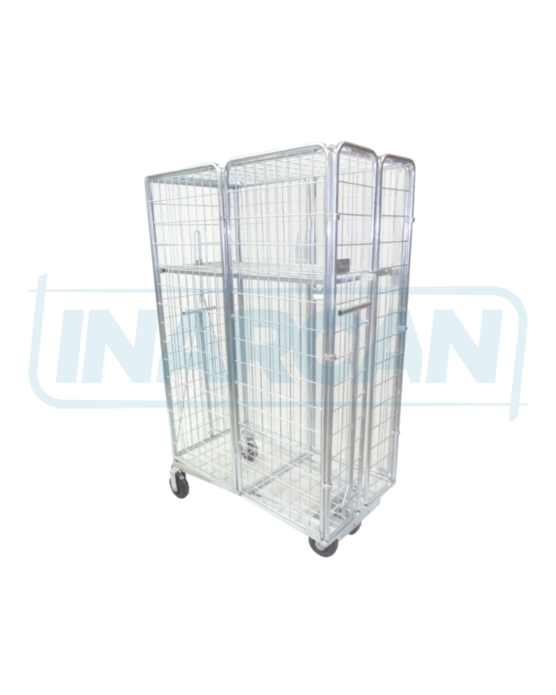 Roltainer Armaz. Retrátil com Prateleira Móvel e Freio 232-003