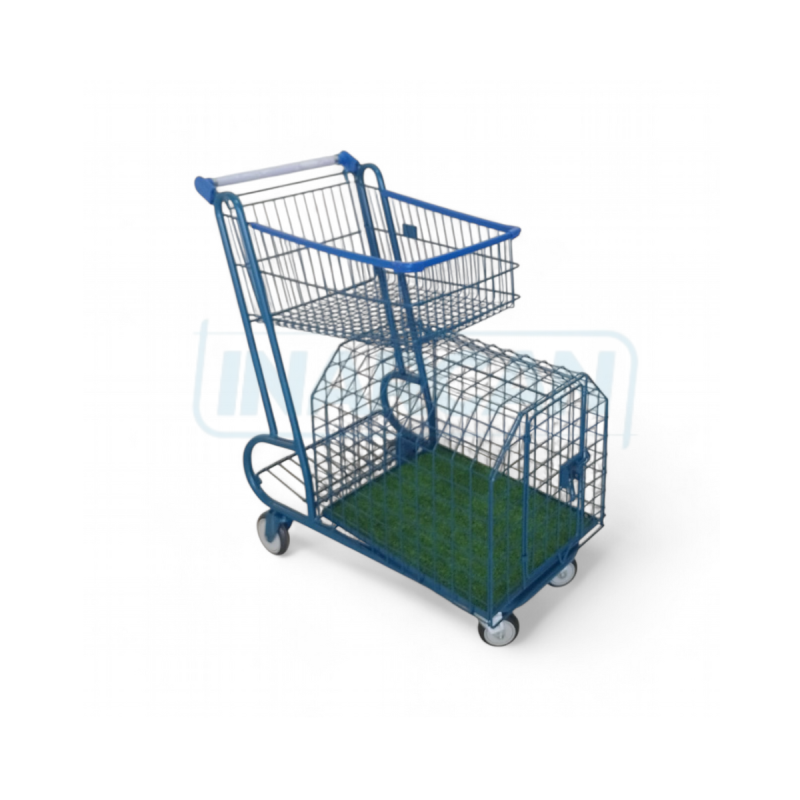 Carrinho Supermercado p/ Transporte de Cães 113-005