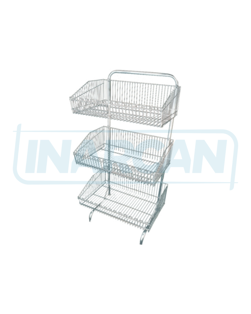 Expositor com 3 Cestos 406-001