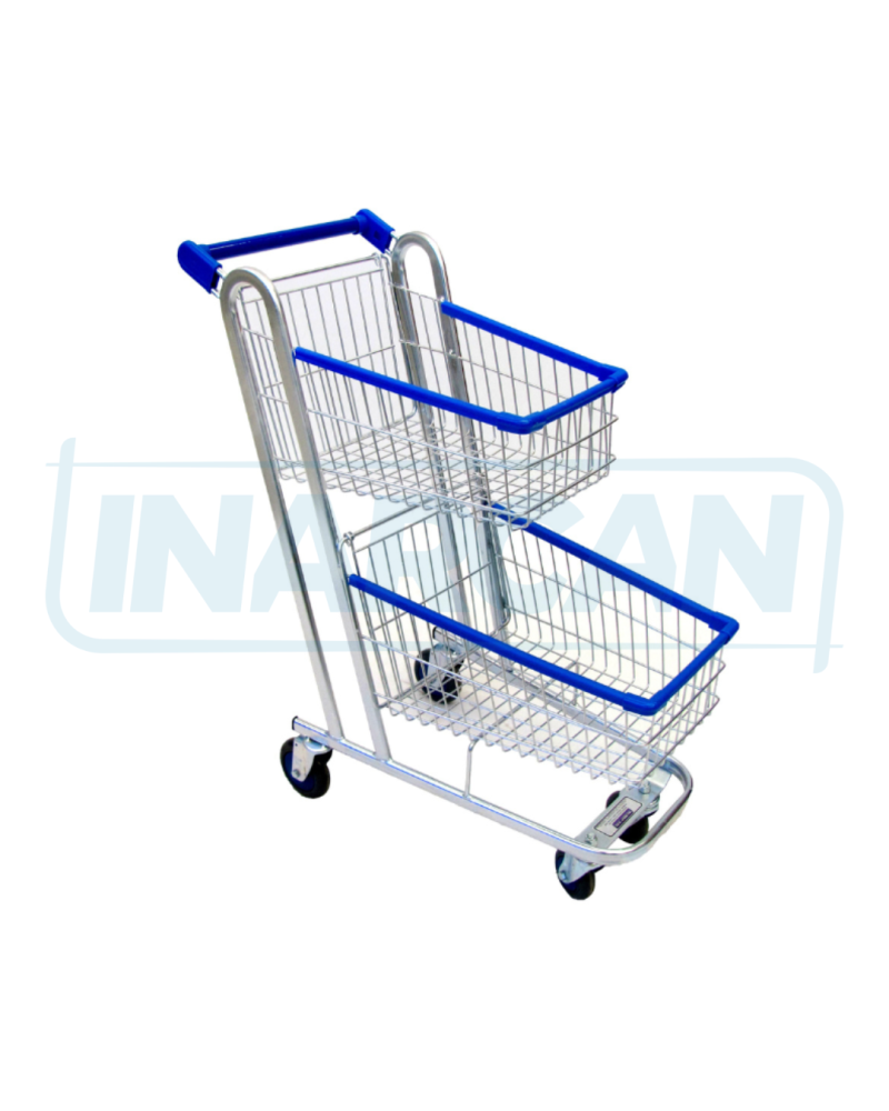 Carrinho Supermercado Duplocar 70L Oblongo 110-901