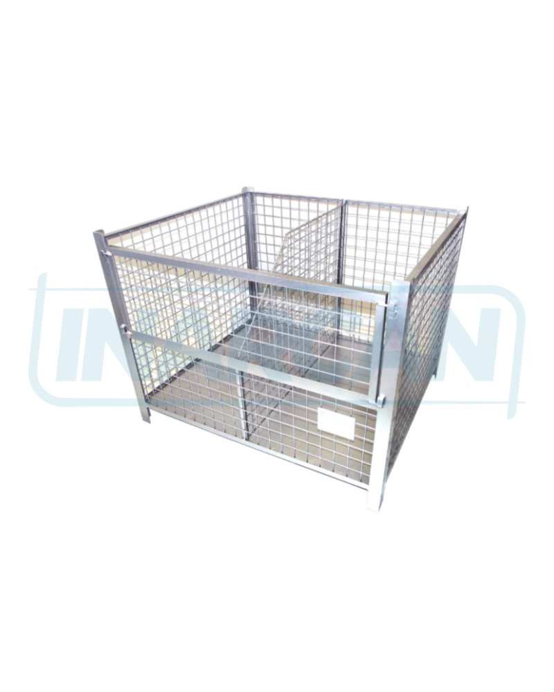 Container Pallet Fixo com Divisória 314-001
