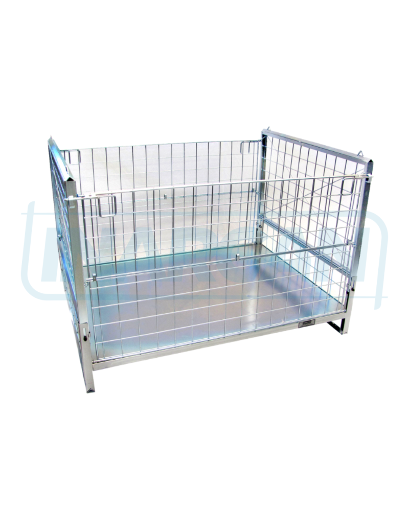 Container Pallet Empilhável com Chapa 307-003