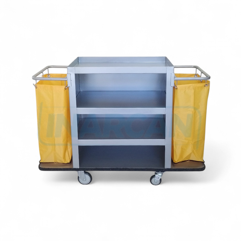 Carrinho para Camareira com 2 Sacos 228-002