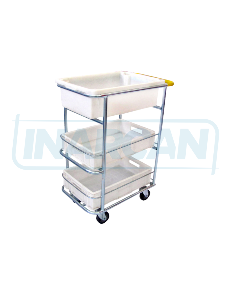 Carrinho para Restaurante 3 Contentores 120-002