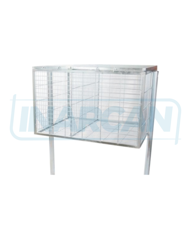 Cesto Lixo com Laterais Chapa 360L 709-002