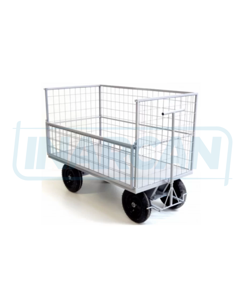 Carrinho Plataforma 800kg com Grades 227-002