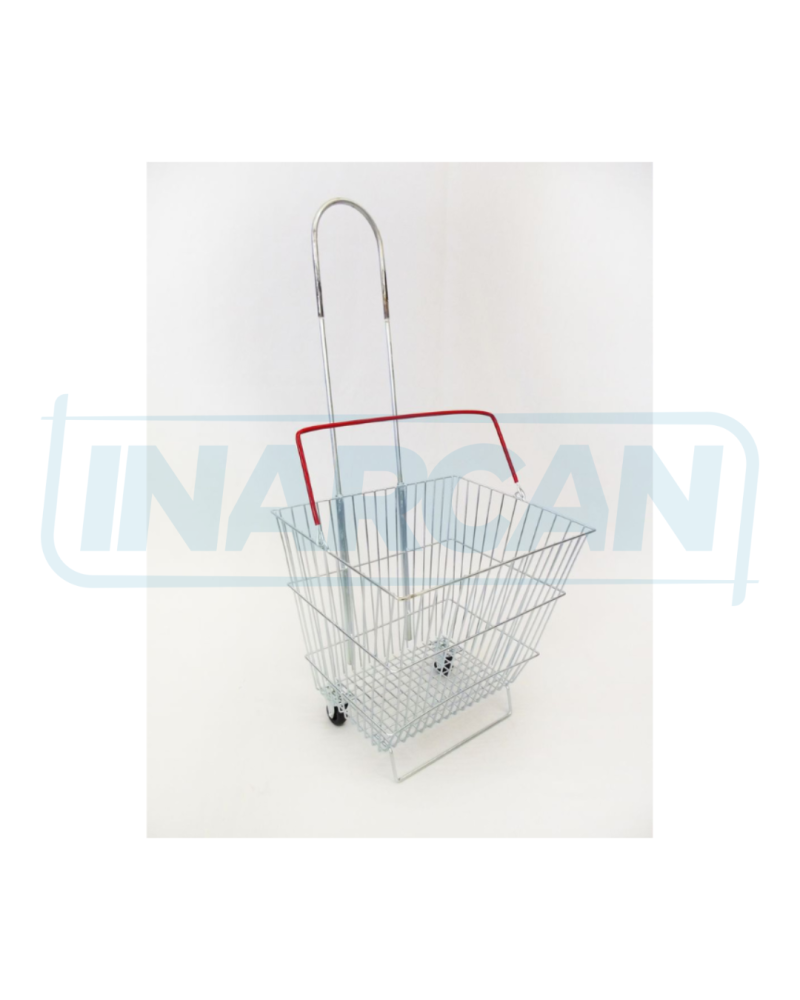 Cesto de Compras Arame com Rodas 109-006